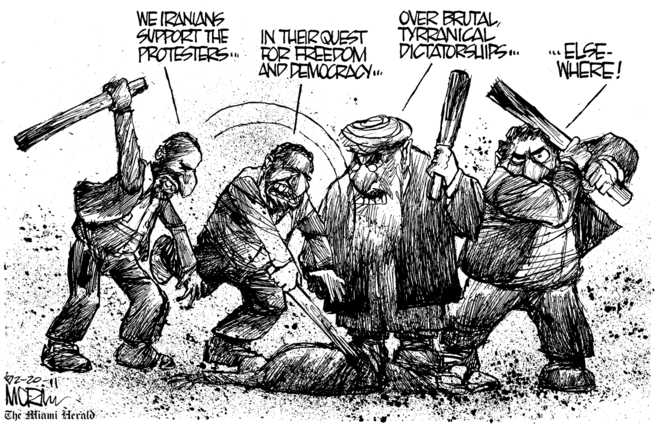 current political cartoons. Tags: Iran, Political Cartoons